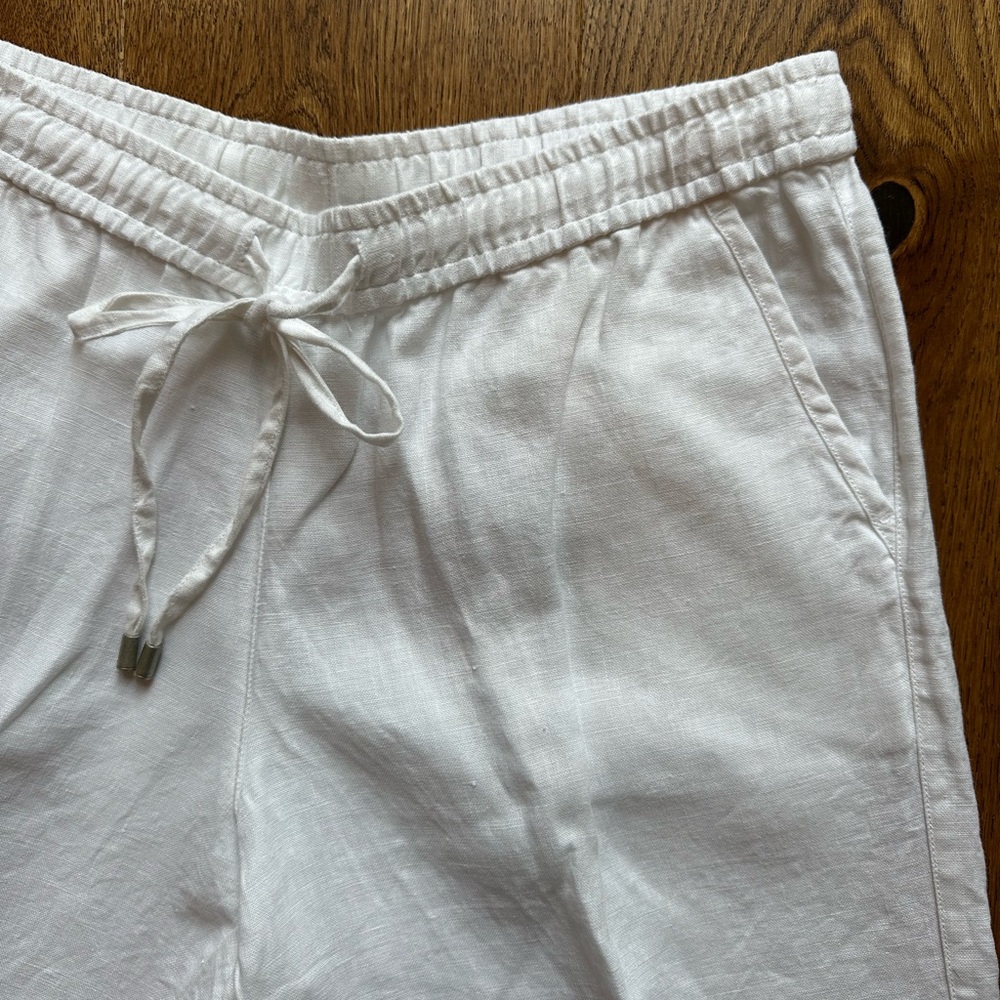 Tommy Bahama Draw String Linen Blend Pants, Ivory, Medium - Picture 5 of 6